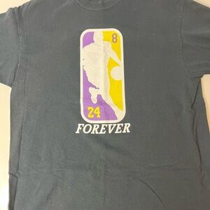 Port Authority Black Tee with Graphic Design